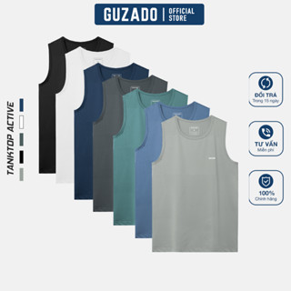 Combo 2 Áo Ba Lỗ Nam COOLMAX GUZADO, Thiết Kế Lỗ Kim Thoáng Khí, Dáng Thể Thao, Khỏe Khoắn CB2GTT01