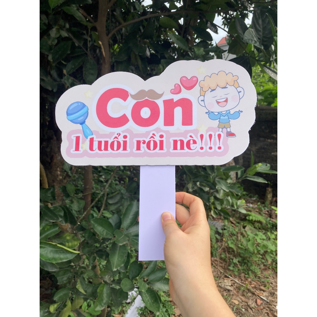 Hashtag Cầm Tay Thôi Nôi - Đầy Tháng - Thiết Kế Theo Yêu Cầu