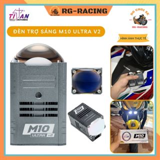 Đèn Trợ Sáng Bi Cầu Titan M10 Ultra V2 28W Chống Nước IP68 Cho Xe Máy - BH 1 Năm