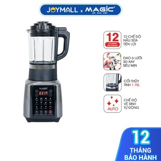  Máy Làm Sữa Hạt Magic Korea A-96B 800W Hàng Chính Hãng 6 Lưỡi Dao 12 Chế Độ Nấu Cảm Ứng -JoyMall 