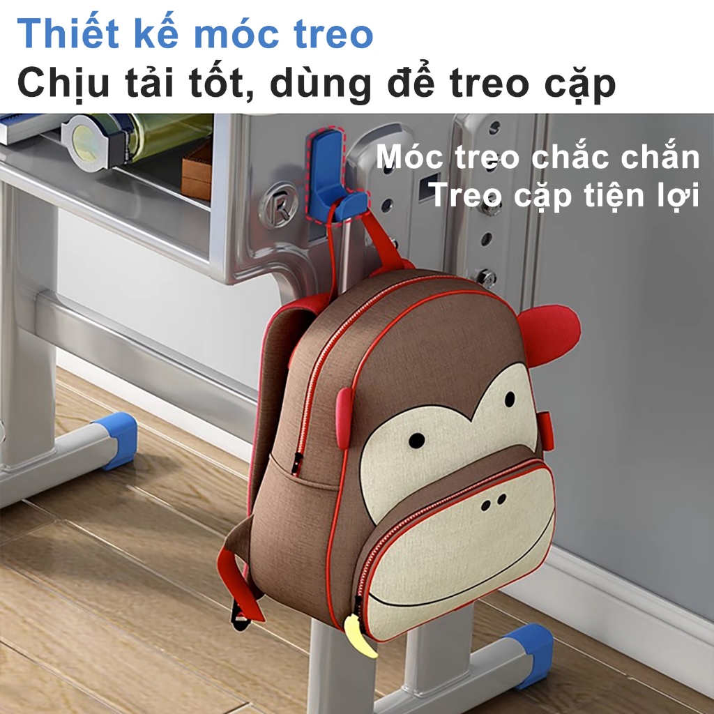 Bộ Bàn Học Sinh Thông Minh Cho Bé Có Điều Chỉnh Được Độ Cao Thấp Chống Gù Chống Cận Kèm Có Ngăn Bàn | BigBuy360 - bigbuy360.vn