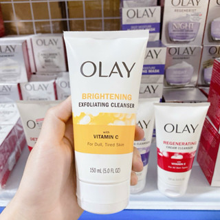   MẪU MỚI 2024  Sữa rửa mặt làm sáng da Olay Regenerist Vitamin C +Peptide 24 Cleanser 150ml 
