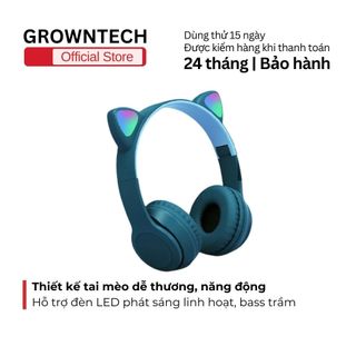 Tai nghe bluetooth tai mèo Led chớp nháy kết nối nhanh, âm thanh sống động