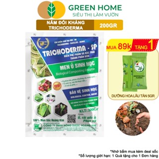 Nấm Đối Kháng Trichoderma, Hoàng Kim, Bao 200gr, Ủ Phân Hữu Cơ, Ủ Rác, Khử Mùi, Cải Tạo Đất