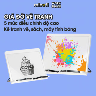  Giá Vẽ Tranh Micofi Đỡ Laptop Máy Tính Bảng Giá Vẽ Đỡ Để Bàn Kê Giấy Kẹp Sách A4 Bảng Kệ Kê Tranh Gấp Gọn Đa Năng 