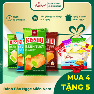 [COMBO 9 Bánh Nhân Ngọt] Bánh Mì Tươi Bảo Ngọc Nhân Cốm, Socola, Sữa Dừa, Bơ Sữa,... |