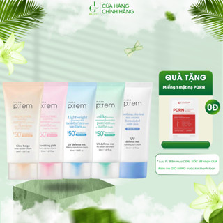 Kem Chống Nắng Vật Lý, Hoá Học Nâng Tone, Kiềm Dầu Make P:rem UV Defense Me SPF50+ PA+++