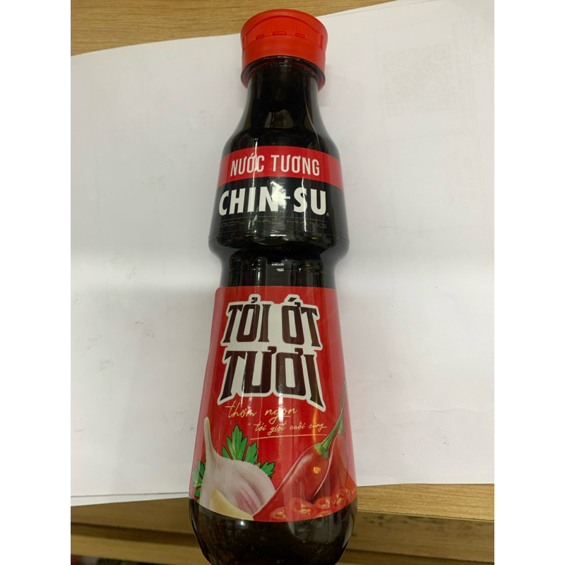 Nước tương Chinsu tỏi ớt 330ml