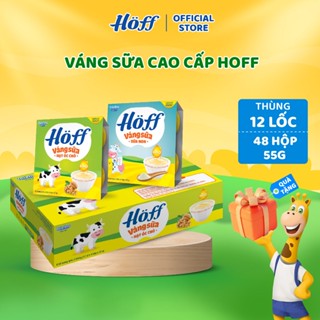 [NEW] Thùng Váng sữa mix vị sữa non, óc chó cao cấp HOFF cho trẻ ăn dặm từ 6 tháng tuổi (12 lốc - 48 hộp/55g)