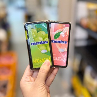Kẹo ngậm không đường Mentos Hương Đào / Hương Nho 17.5g