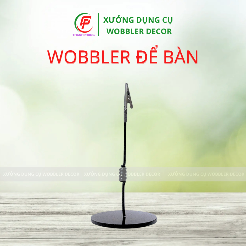 [ CHÂN ĐẾ MICA ĐỂ BÀN ] wobbler để bàn, wobbler quảng cáo, chân đế quảng cáo, wobbler lò xo