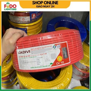 Dây điện đơn 100M CADIVI CV 4.0/ 5.5/ 6.0/ 8.0/ 10.0 hàng chính hãng