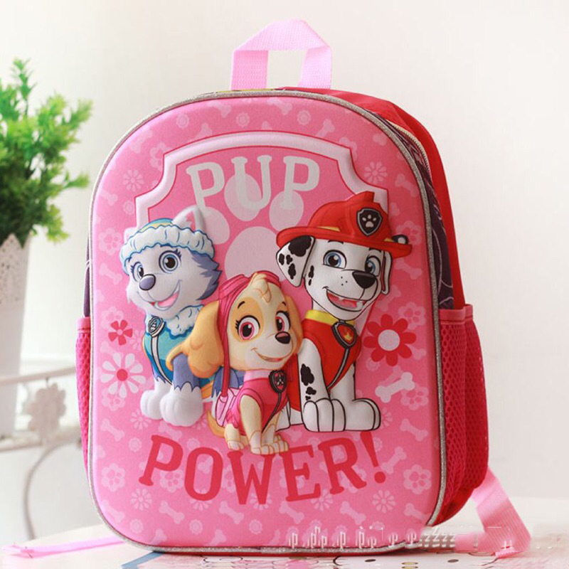 Balo mầm non Paw Patrol cho bé gái hồng dễ thương