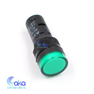 Đèn báo pha tủ điện tín hiệu ad16 16mm Đỏ Xanh lá Vàng Bóng đèn LED 20mA