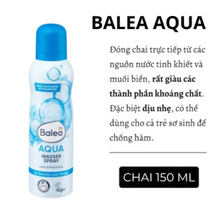 Xịt Khoáng Balea Aqua Cấp Ẩm 75ml Và 150ml Date Mới Đủ Bill-Đức