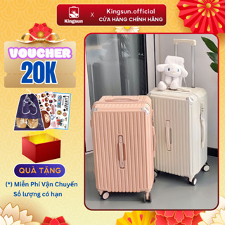 Vali kéo du lịch thời trang KINGSUN P37 SIZE 20/24 Nhựa PC + ABS , Bảo Hành 5 Năm