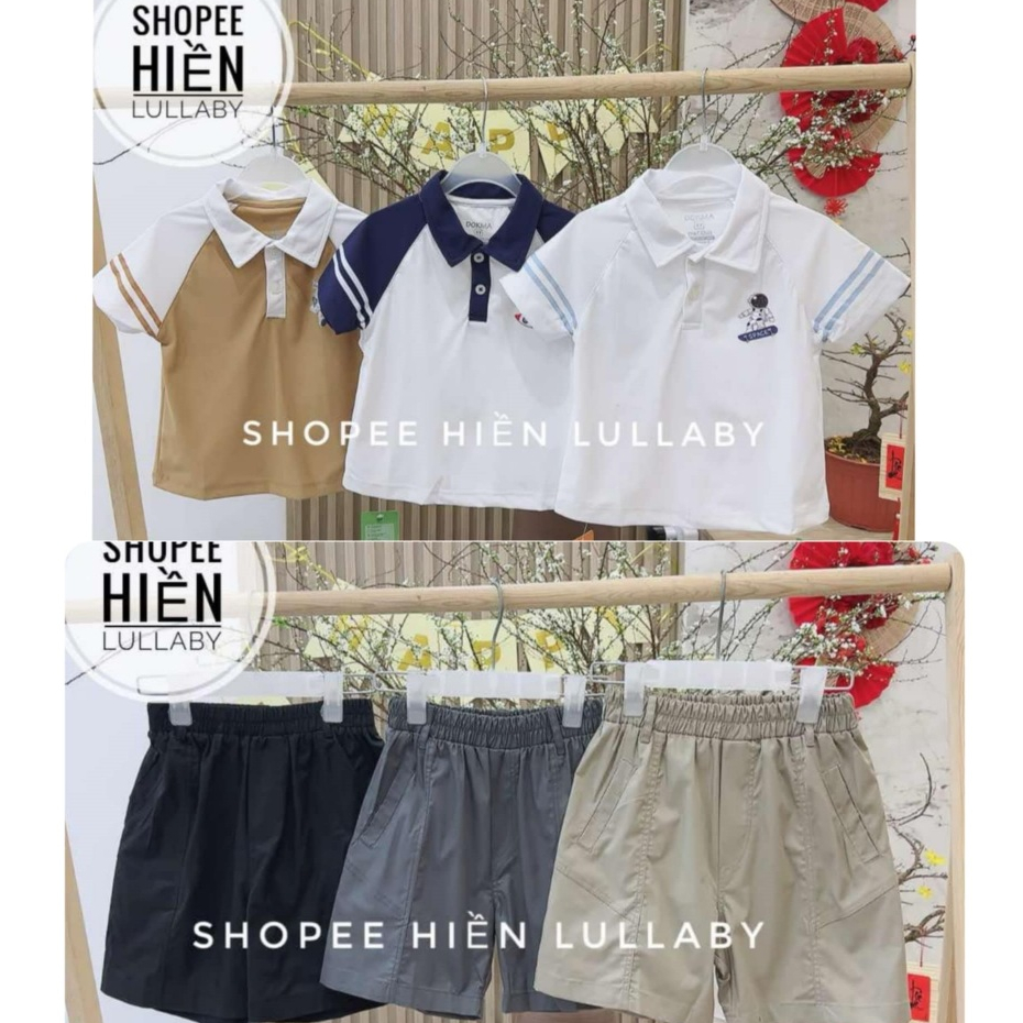 [Dokma/Chính Hãng] BST áo polo, quần kaki Dokma cho bé trai size 2y-6y