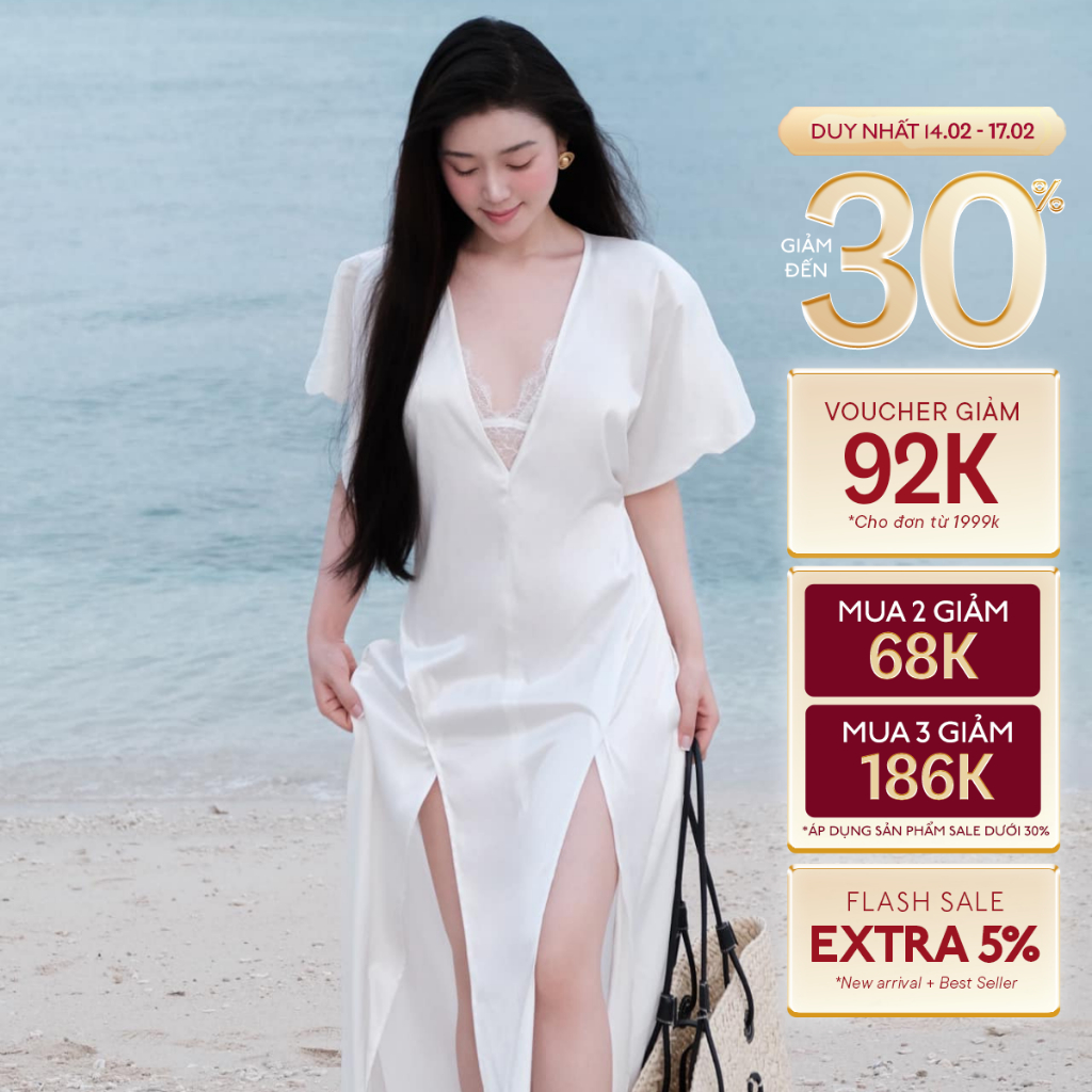 [15.02 UPTO30% + VC30%] LAPINBLANC Đầm dài MENA
