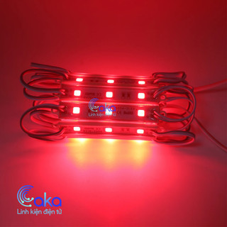 5 Thanh LED hắt sáng 12V - Led hắt 3 bóng chip 5054 điện áp 12V trang trí bảng quảng cáo, biển hiệu chống nước