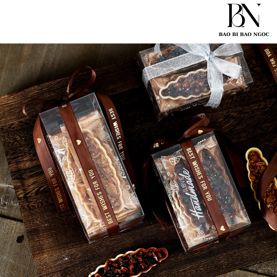 Hộp mica trong đựng bánh đế thuyền - Hộp quà tặng đựng bánh bông tuyết, bánh đế thuyền, bánh dứa,...