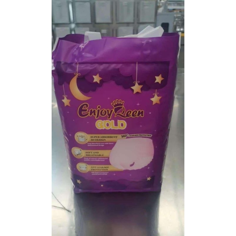 [ Che tên SP] 25 miếng băng vệ sinh quần Enjoy Queen freesize từ 35kg-75kg
