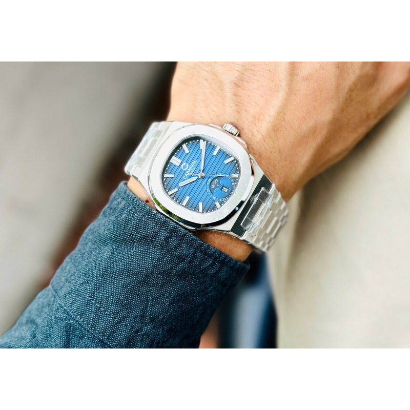 [Chính Hãng 100%]Đồng Hồ Nam Carnival  8110G (8110) Máy Cơ ( Automatic)Kính Sapphiare Size 40 Thép K