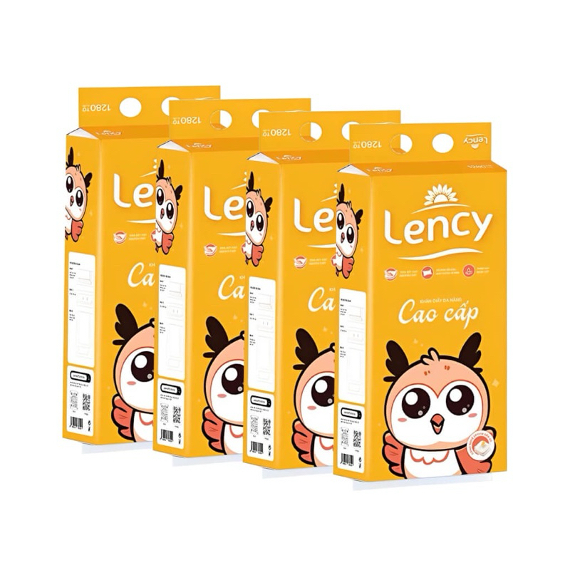 Khăn Giấy Đa Năng Lency 1280 Tờ / 320 Rút