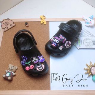  Dép Sục Cross Crocs Cho Bé Gái Đế Bánh Mỳ Siêu Ngầu Siêu Nhẹ Êm Chân Hoạt Hình LS019 