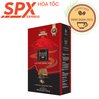  Cà Phê Rang Xay Pha Phin House Blend Cà Phê Trung Nguyên Loại Hộp 500gr 