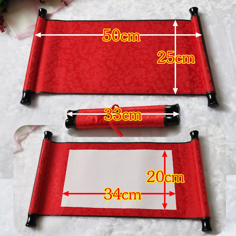 BBCOSPLAY - Thánh Chỉ - Sắc Lệnh Vua Ban - màu đỏ loại có phần đế viết - 14598