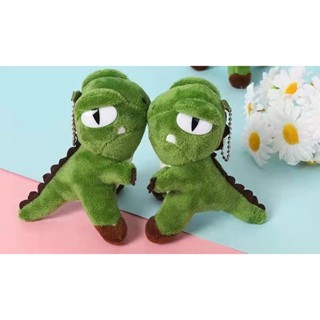 Thú Bông Nhỏ Ếch Xanh, Khủng Long Dễ Thương, Treo Balo, Túi Xách 13cm