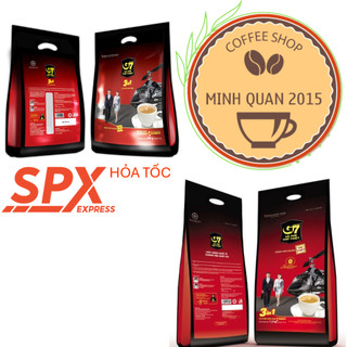   Sỉ - COMBO 1 thùng   Cafe hòa tan G7 3in1 Bịch 50 gói vuông   Bịch 100 gói dài  Bao bì mới  