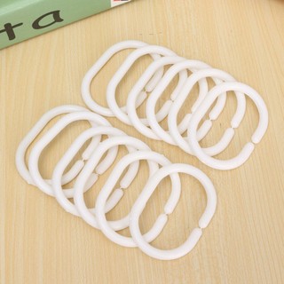 Móc nhựa treo rèm chữ C, móc treo rèm rido , rèm nhà tắm