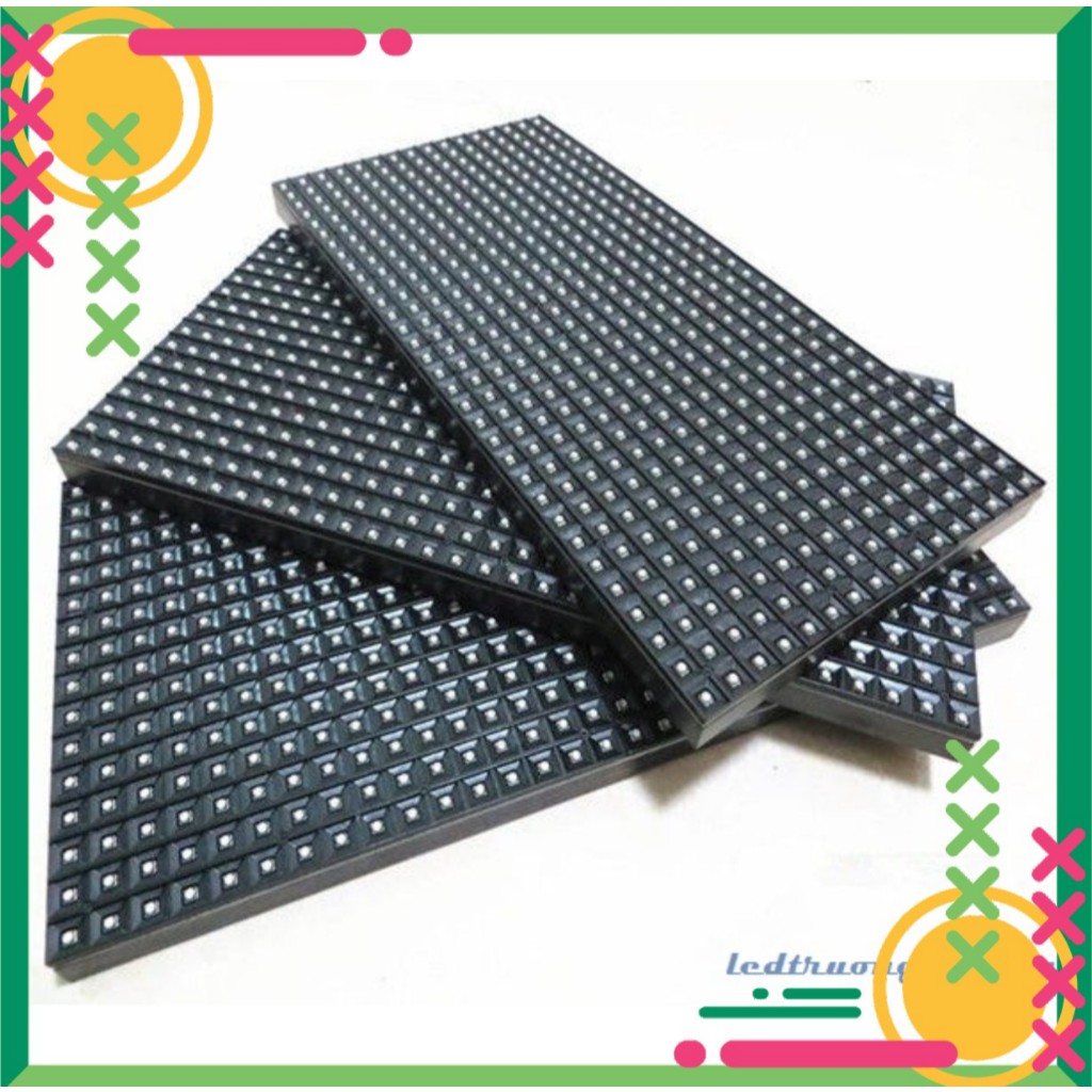 Led p10 full màu trong nhà, combo 5 tấm đã qua sử dụng còn 90%