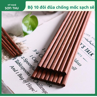 giá sỉ 100 đôi đũa gỗ cao cấp chống mốc sạch sẽ, loại đẹp, nhẵn, chắc tay, không cong vênh, gỗ căm se