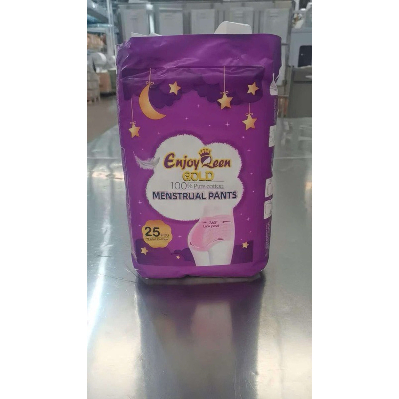 [ Che tên SP]25 miếng băng vệ sinh quần Enjoy Queen freesize từ 35kg-75kg