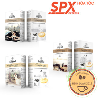 Cà Phê Hoà Tan Trung Nguyên Legend Cappuccino Vị Hazelnut / Mocha / Coconut  _Hộp12 Sticks 18gr