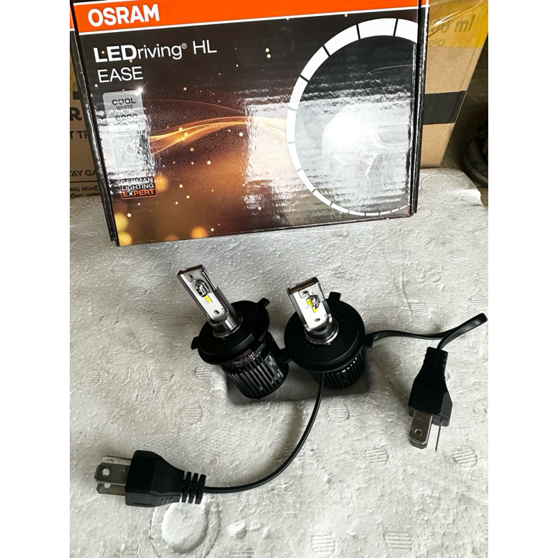 ĐÈN LED OSRAM CHÍNH HÃNG  XE MÁY& XE TAY GA  TẢN NHIỆT SỬ DỤNG BÓNG 3 CHÂN H4&H7 (12v/25W) SÁNG TRẮN
