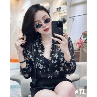 Áo Sơmi Tơ B.ướm Đì O Siu Cấp