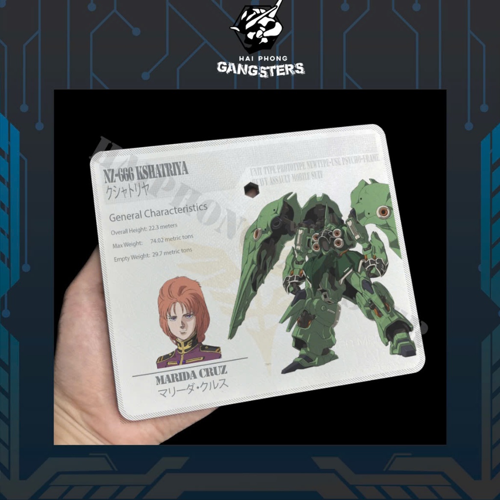 [Nhắn shop trước]UG17 - UNICORN GUNDAM KSHATRIYA - MARIDA CRUZ (UNICORN 2) -  Base mica HG MG