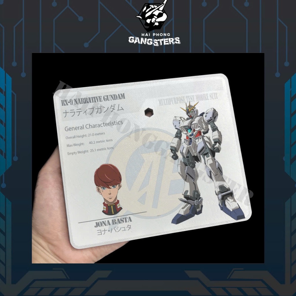 [Nhắn shop trước]UG18 - UNICORN GUNDAM NARRATIVE GUNDAM - JONA BASTA (UNICORN 2) -  Base mica HG MG