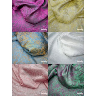 [VẢI ÁO DÀI] GẤM LỤA TTẰM CCẤP XUÂN HỶ, KHỔ NGANG 1M6.