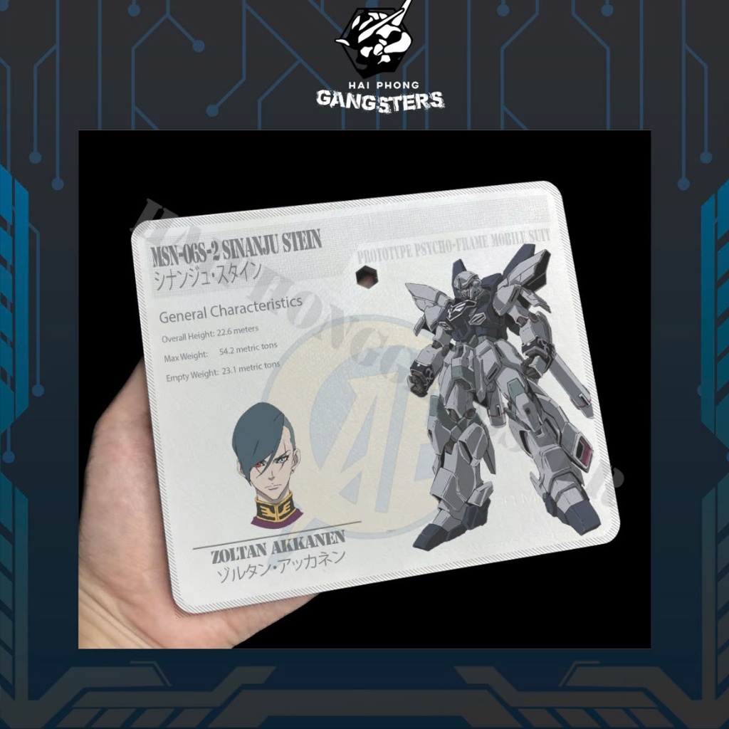 [Nhắn shop trước]UG22 - UNICORN GUNDAM SINANJU STEIN - ZOLTAN AKKANEN (UNICORN 2) -  Base mica HG MG