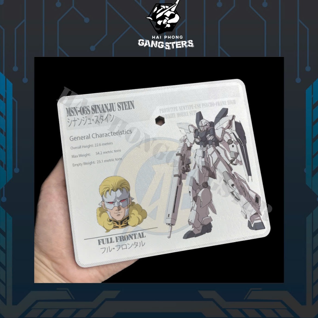 [Nhắn shop trước]UG21 - UNICORN GUNDAM SINANJU STEIN - FULL FRONTAL (UNICORN 2) -  Base mica HG MG