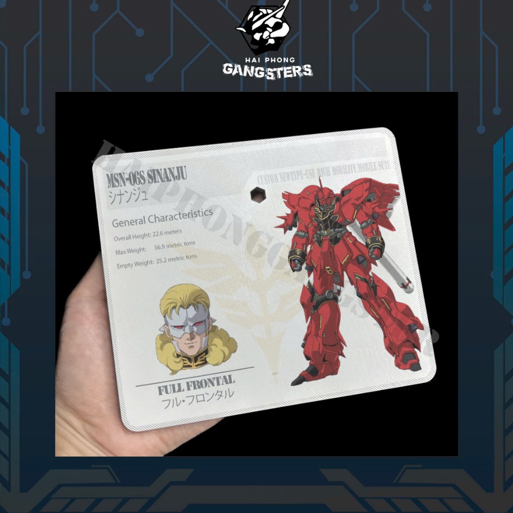 [Nhắn shop trước]UG20 - UNICORN GUNDAM SINANJU - FULL FRONTAL (UNICORN 2) -  Base mica HG MG