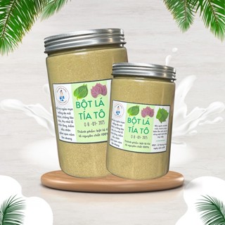 Bột lá tía tô đắp mặt nguyên chất hỗ trợ giảm mụn mờ thâm, thu nhỏ lỗ chân lông, kiềm dầu nhờn