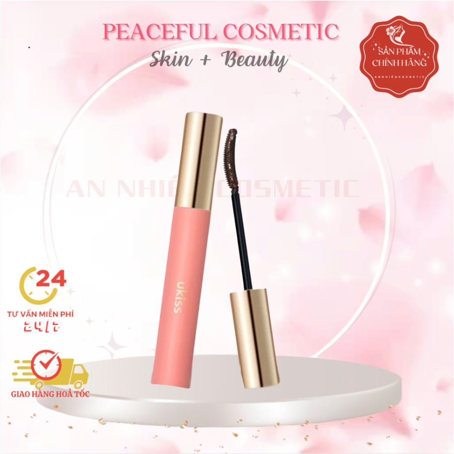Mascara UKISS Mascara 3D chống nước chống nhòe cho hàng mi cong dài lâu trôi
