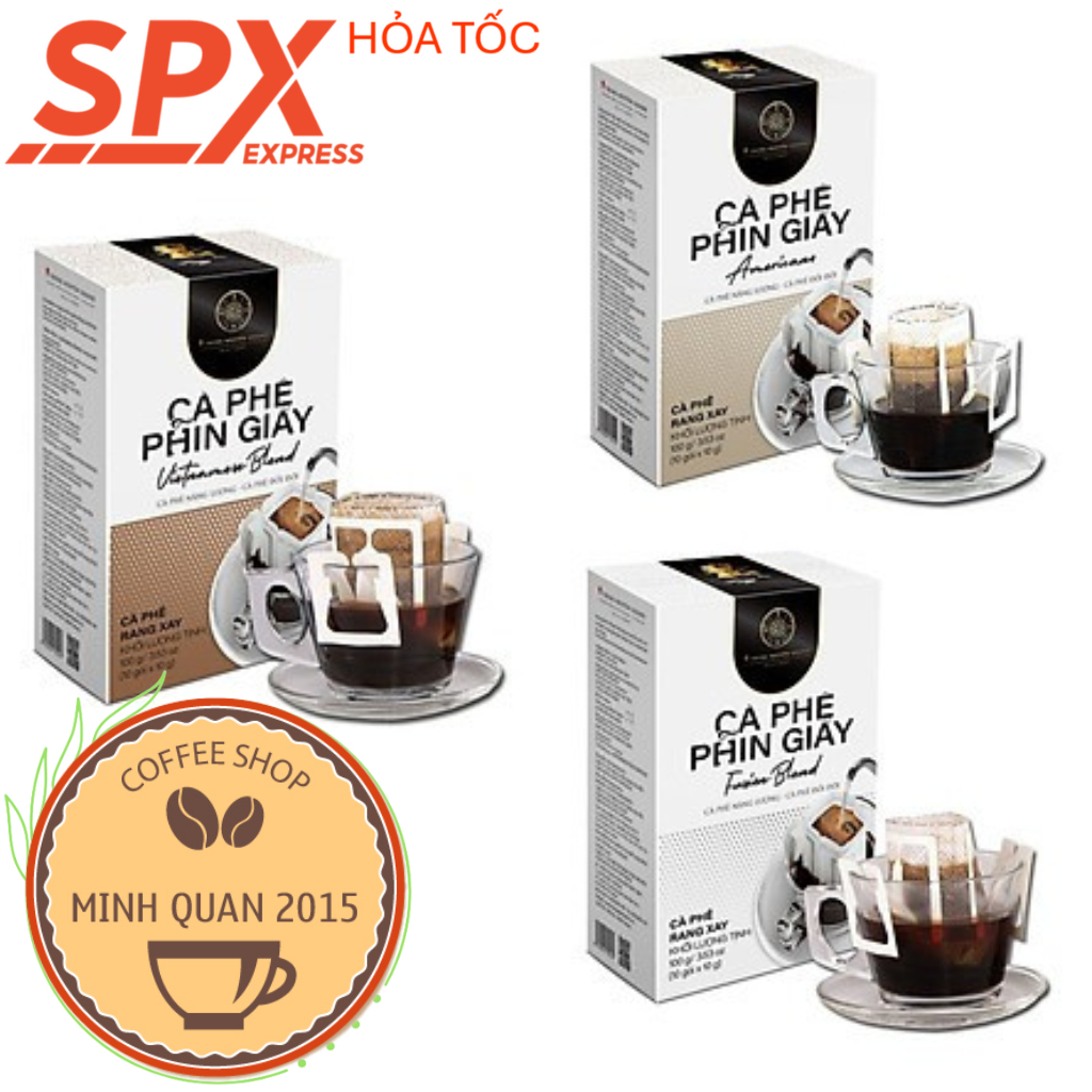 Cà Phê Phin giấy Trung Nguyên Legend vị Vietnaese/ Americano / Fushion Blend hộp 10 Túi