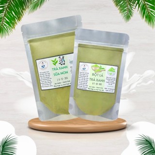 Bột trà xanh nguyên chất đắp mặt hỗ trợ giảm mụn mờ thâm sáng da, dùng pha chế làm bánh