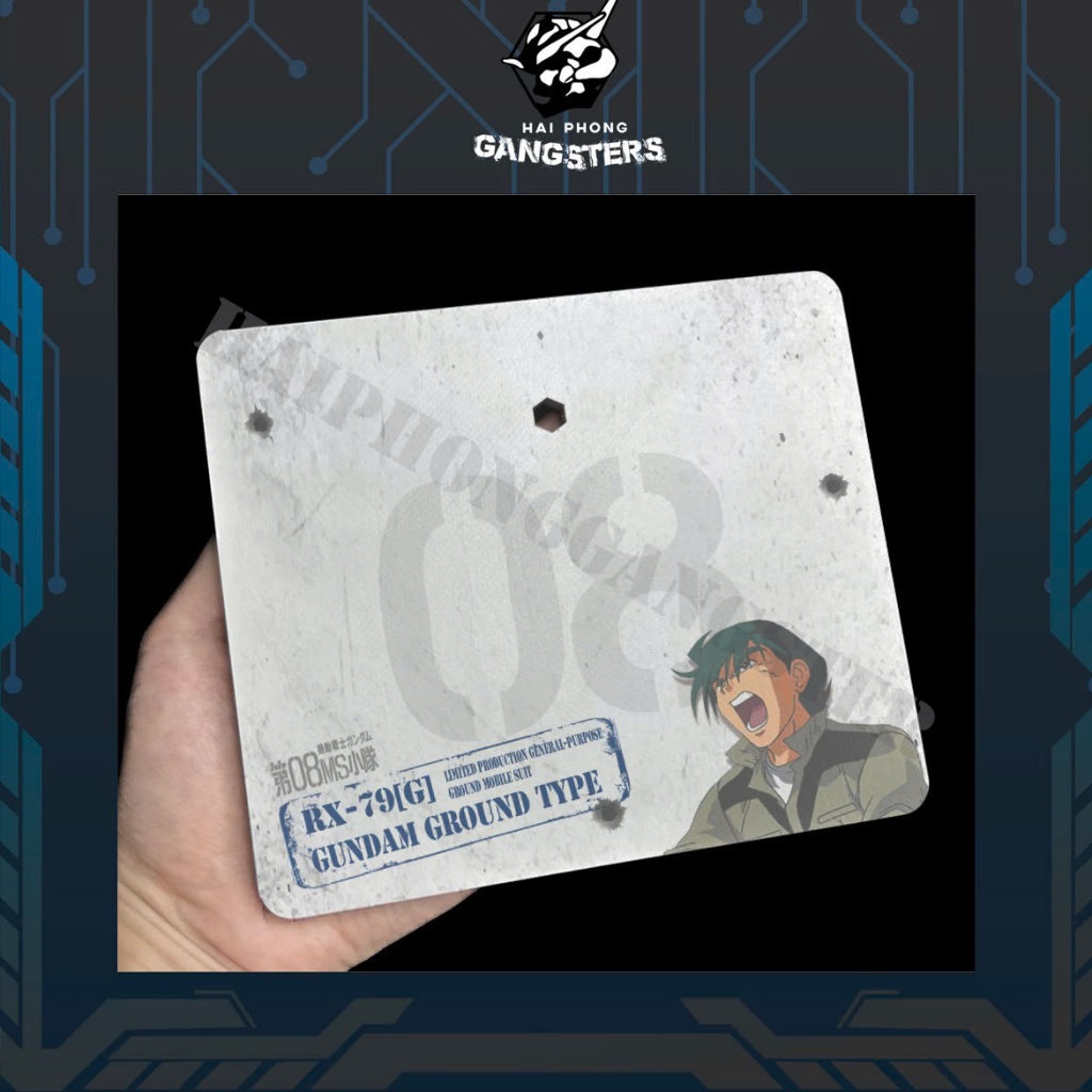 [Nhắn shop trước]CC5 - GUNDAM GROUND TYPE RX-79[G] (Series 8th mobile suit) -  Base mica HG MG